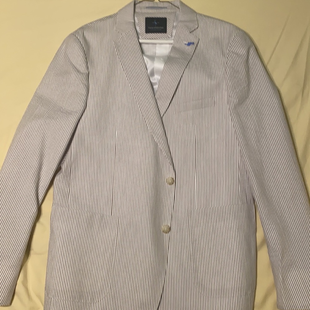 Seersucker sport coat 44L